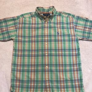 Ralph Lauren button down short sleeve boys
